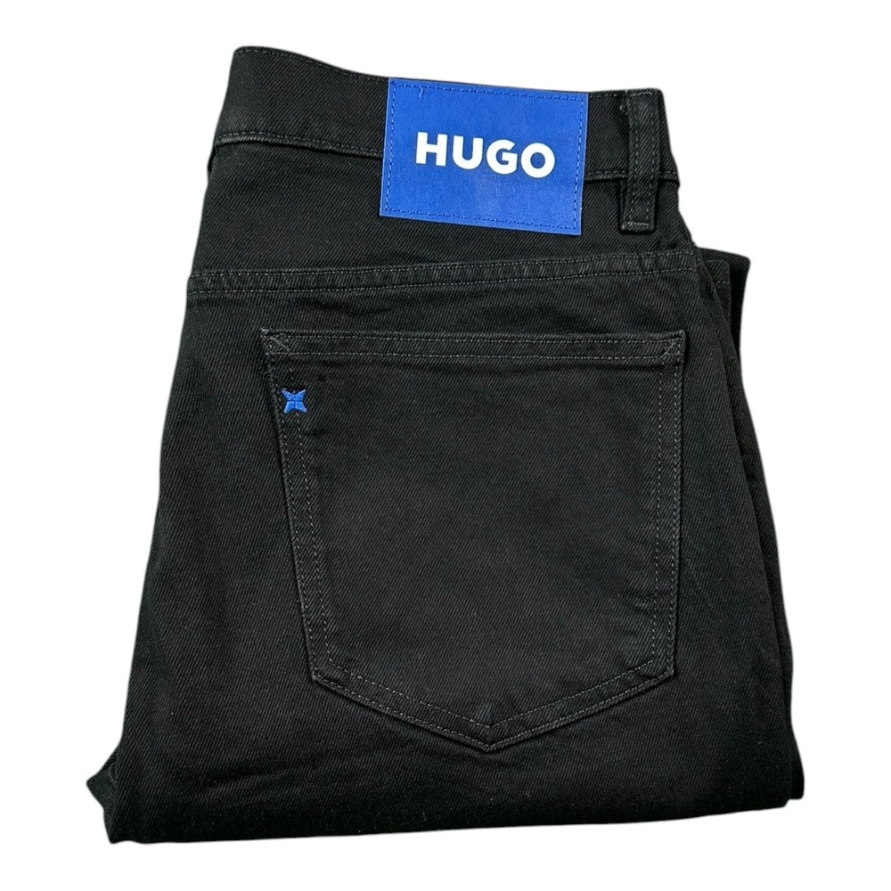 Hugo Boss Black Ash Straight Fit Denim Jeans Size 32X32 NWT